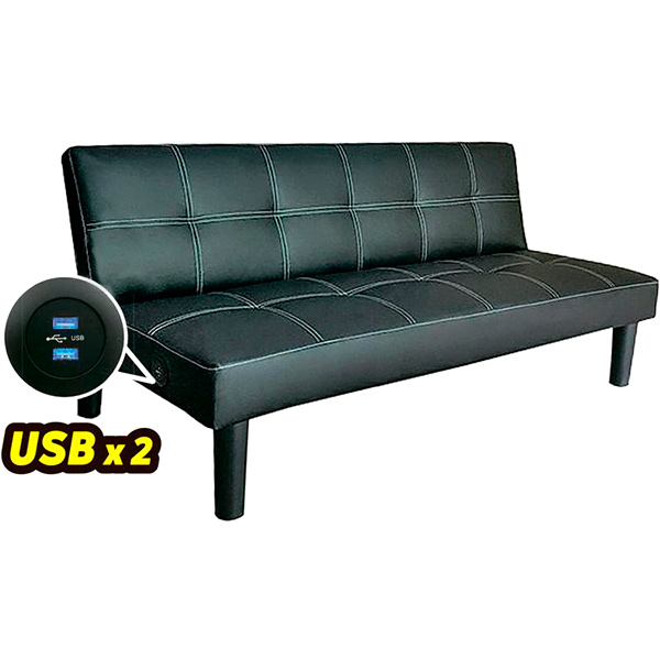 Диван прямий Чикаго NEW із USB-портом 1750x830x740 мм