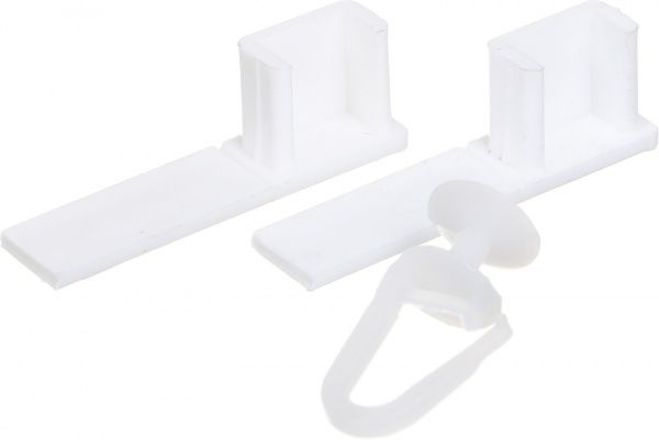 Карниз Талсистем 801028 подвійний укомплектований 350 см білий 