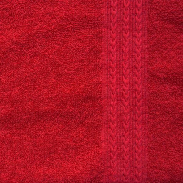 Рушник Косичка 70x140 см червоний Simi 