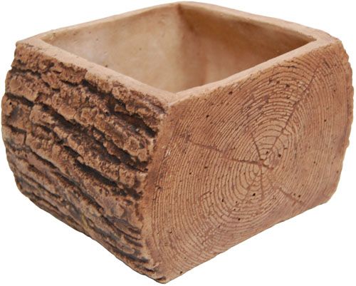 Горшок Engard «Каштан» СС-23 20х16,5х13 см квадратный 4,3 л коричневый 