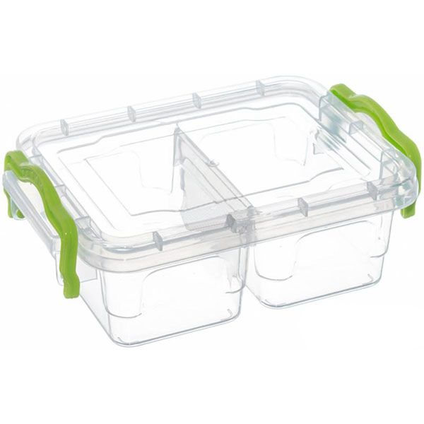 Контейнер универсальный Ал-Пластик двойной №18 0,5 л 60x110x165 мм