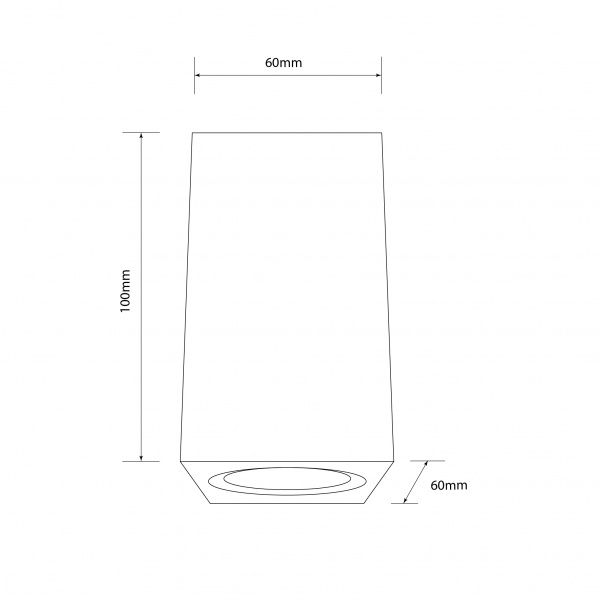 Світильник точковий Светкомплект ASN 60S MR16 BK GU5.3 чорний 