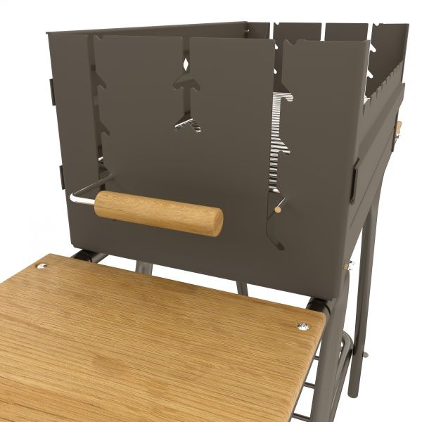 Мангал-барбекю Mousson на колесах