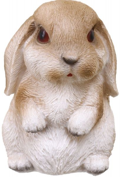 Фигура садовая в форме кролика 15x9 см в ассортименте