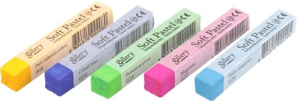 Пастель сухая профессиональная мягкая квадратная Mungyo 94100615 24 цветов