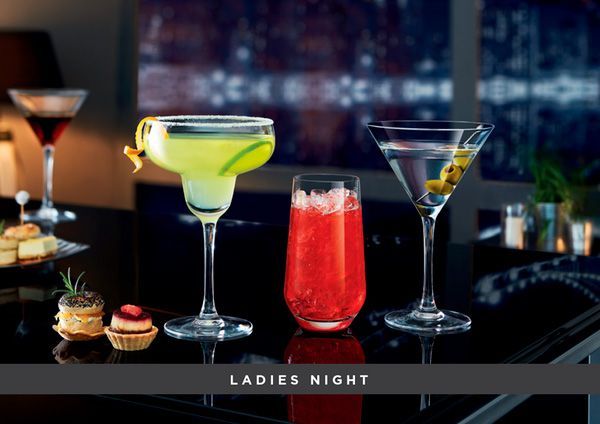 Набор бокалов для мартини Ladies Night 210 мл 4 шт. L7641 Eclat