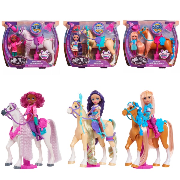 Игровой набор Кукла и лошадь с аксессуаром (4 вида в ассортименте) 53175