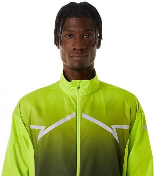 Ветровка Asics LITE-SHOW JACKET 2011C745-300 р.2XL зеленый