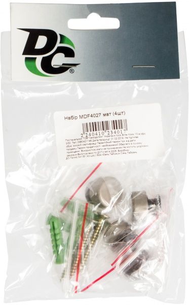 Тримач для дзеркала MDF 4027 матовий хром 4 шт DC