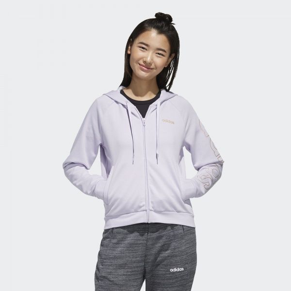 Джемпер Adidas W E BRAND HD TT FL9295 р. L фіолетовий