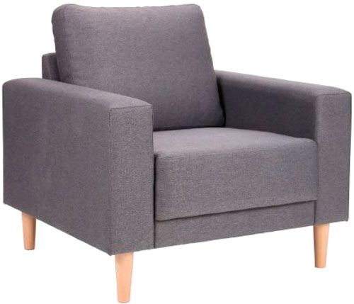 Крісло AMF Art Metal Furniture Monet Саванна Нова Dk. Grey 14 сірий  — фото 1