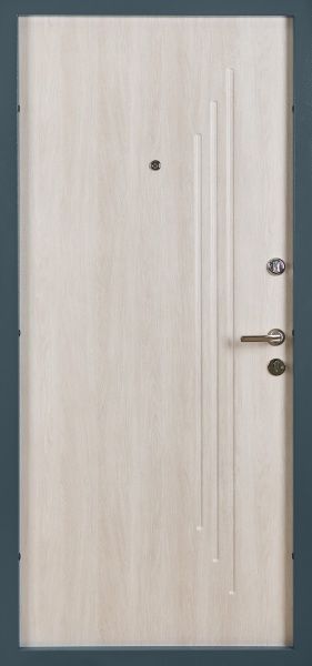 Дверь входная Abwehr АМ 447 086П (V) (АЦС)+(Днлат) Kale252 + ночник серый 2050х860мм правая