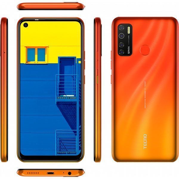 Смартфон Tecno Spark 5 Pro 4/128Gb orange