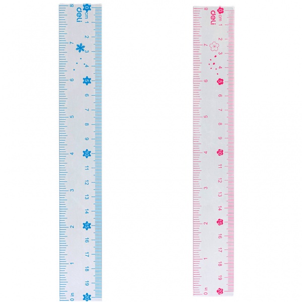 Линейка прозрачная MeYou 20 см в ассортименте EH656 Deli