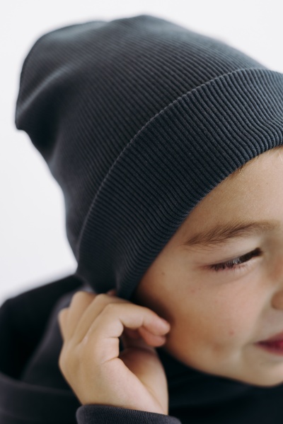 Шапка детские Obzor р.M графит 100 