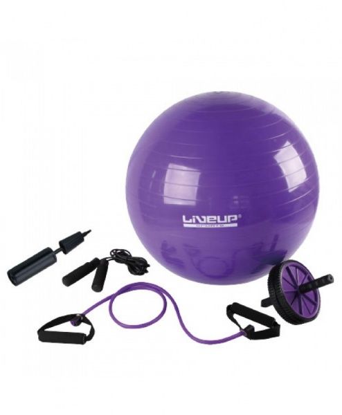 Набір для йоги LiveUp YOGA SET LS3511 фіолетовий