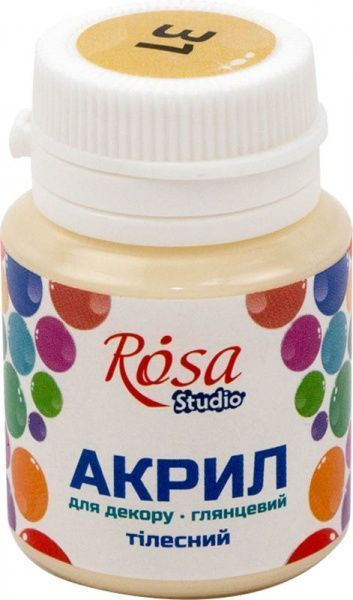 Акрил для декору Тілесний, глянцевий 20 мл Інше