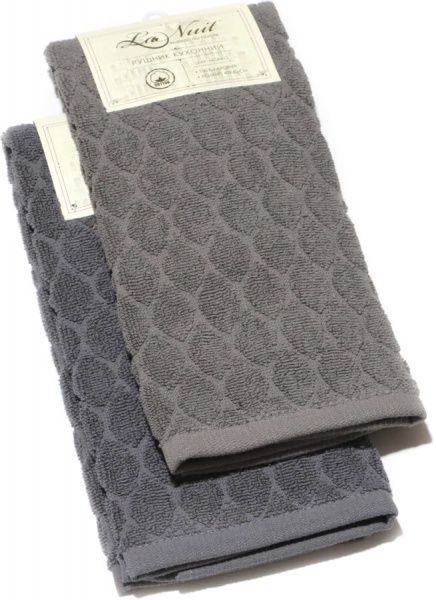 Рушник кухонний Leaf 40x60 см La Nuit мокко 