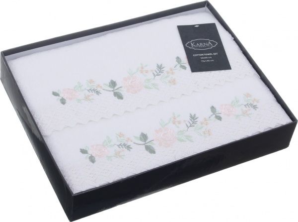 Набір рушників Amora кремовий Karna 