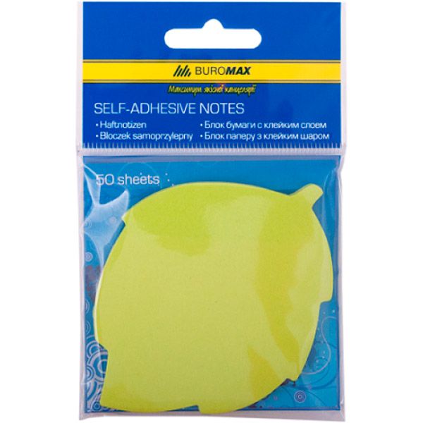 Бумага для заметок Buromax Фигурный 50 шт