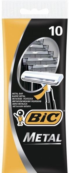 Станки одноразовые BIC Metal 10 шт.
