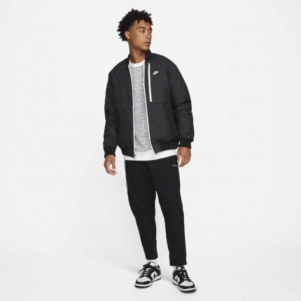 Куртка Nike M NSW TF RPL LEGACY REV BOMBER DD6849-010 р.M чорний