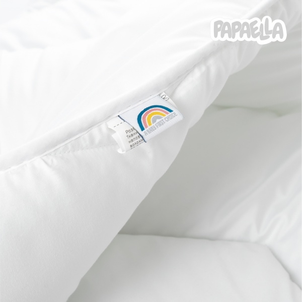 Одеяло детское в кроватку Comfort зигзаг Papaella 100x135 белый 