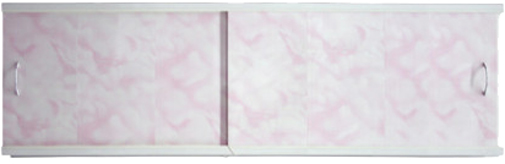 Екран для ванни ЕВА-2 1,5х0,5 м Розовый мрамор