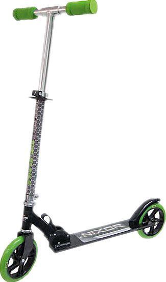 Самокат Nixor Sports Professional 180 чорний із салатовим NA 01081 
