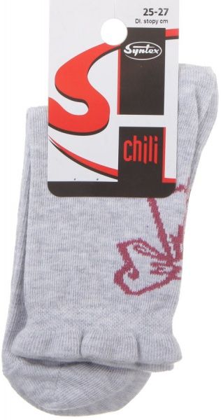 Носки женские CHILI 748 р. 25 серый 1 пар 