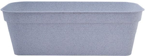 Ящик балконний Алеана Глорія прямокутний 9л білий флок (115081) 