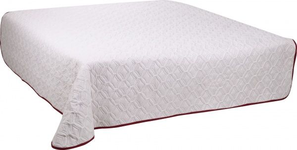 Покривало Ultrasound 215x240 см UP! (Underprice) бордовий/айворі 