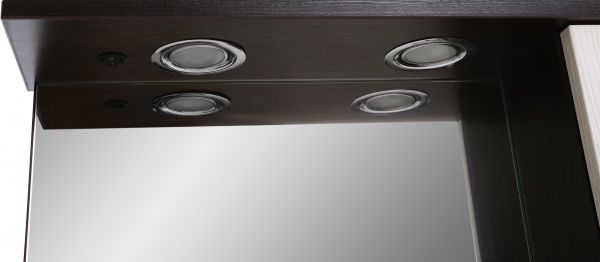 Дзеркало з шафкою Мойдодир Доміно З-60 Плюс венге 