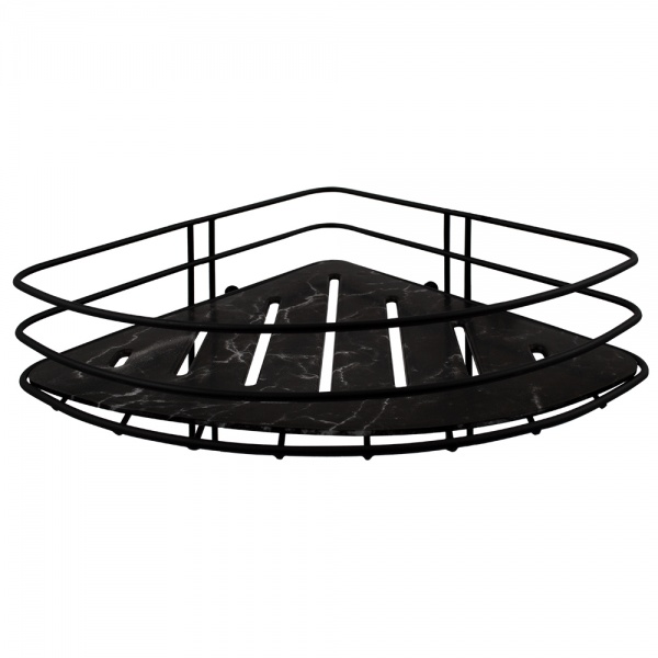 Полиця-сітка Arino 60938 чорний мармур 