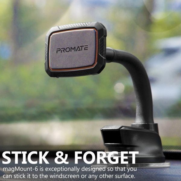 Держатель магнитный Promate MagMount-6 красный