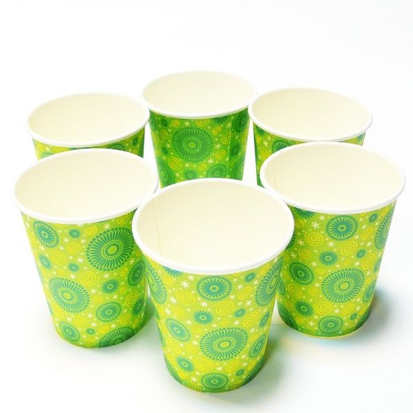 Стакан бумажный Party House зеленый 6 шт.