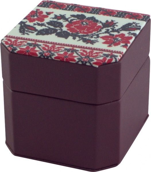Шкатулка для украшений Эрос бордо/белый 60х60х50