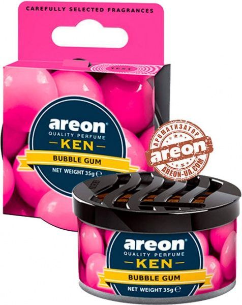Ароматизатор на панель приладів АРЕОН KEN Бабл Гам