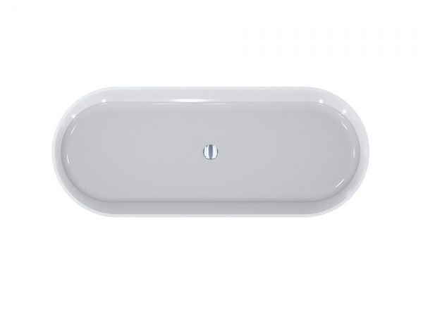 Ванна из искусственного камня Miraggio Providence 170x70 белая