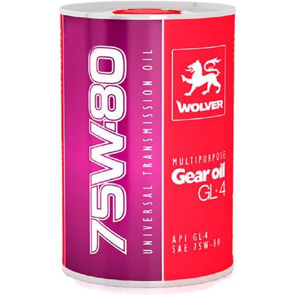 Масло трансмиссионное Wolver MULTIPURPOSE GEAR OIL 75W-80 1 л