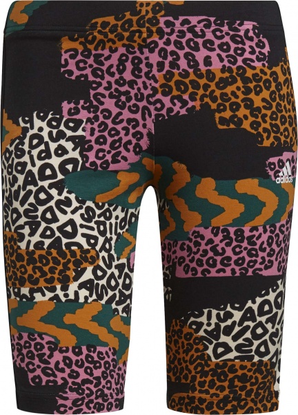 Лосины Adidas W FARMAOP BKSHO GS6300 р.L черно-белый