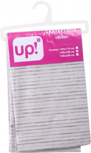 Скатерть Orna 140x180 см бежевый UP! (Underprice) 
