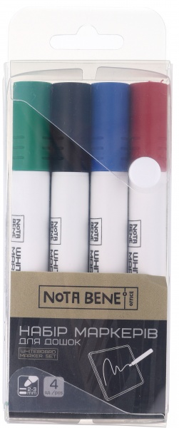 Набір маркерів текстових Nota Bene для дошок 2 мм різнокольоровий 