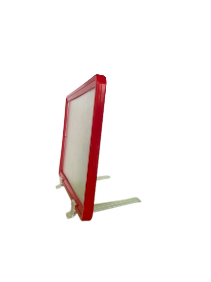 Комплект рамка А5 червона з протектором та тримачем під кутом 75° 3 шт. 