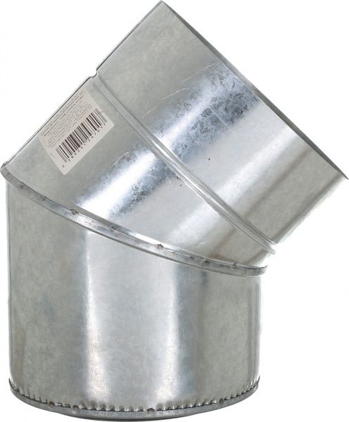 Коліно термо 1 мм нерж/оц Ф160/220 мм 45°LIRA-LTD 