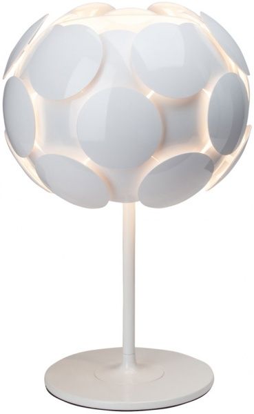 Настільна лампа декоративна Brilliant Status 1x60 Вт E27 білий 60848/05