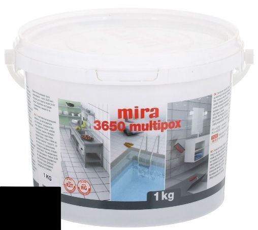 Фуга Mira 3650 multiрох 1 кг чорний