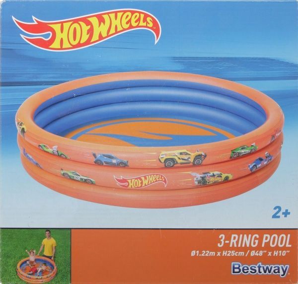 Бассейн надувной Bestway Hot Wheels