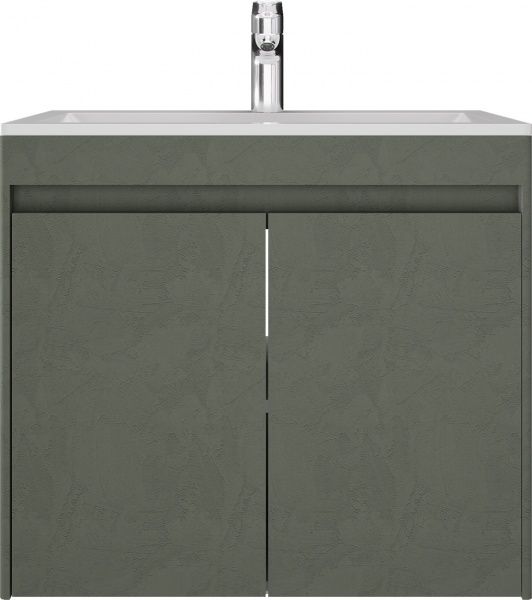 Тумба підвісна Water House Preference N1 70 МДФ цемент хакі під умив.Como 70