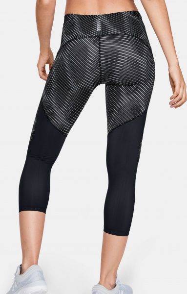 Лосини Under Armour W UA Fly Fast HeatGear Printed Crop 1353511-001 S чорний